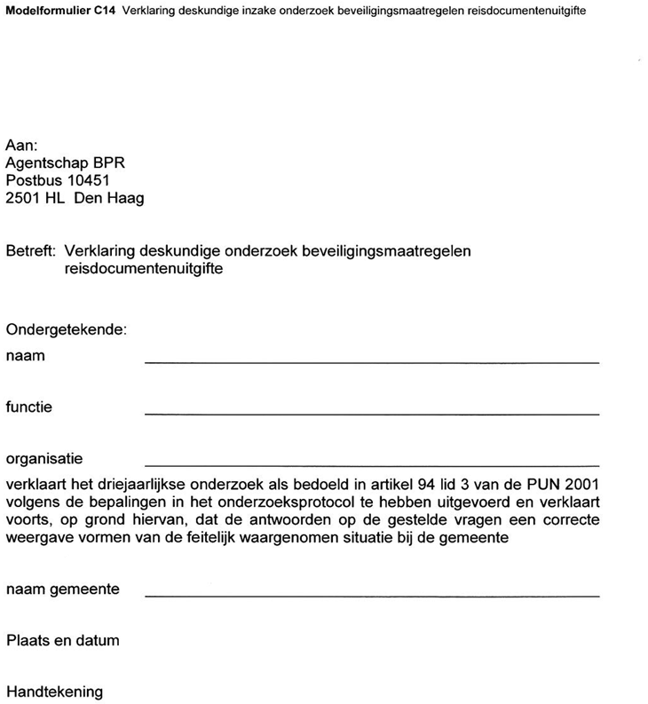 wetten.nl - Regeling - Paspoortuitvoeringsregeling Nederland 2001 -  BWBR0012811
